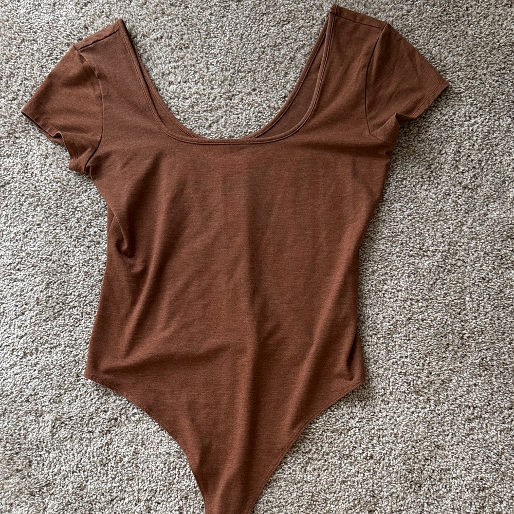 American Eagle Outfitters Rust Bodysuit